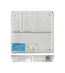 Linus 12x12x2 4-sect Clear Org