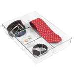 Linus 9x13x2¼ 4-sect Clear Dre