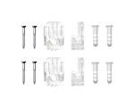 Mirror Clips 3/16" Plastic 4pk