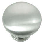 Cabinet Knob 1-3/8" Steel 10ct
