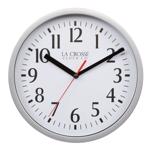 Wall Clock 8" Silver LaCrosse