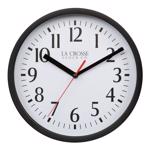 Wall Clock 8" Black LaCrosse