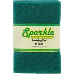 Sparkle Scouring Pad 10-pk