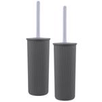 SP Toilet Brush-Ribbed Grey