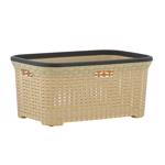 Laundry Basket 1.4bu Beige SP
