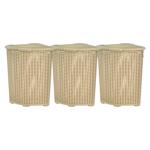Hamper 1.4b/52L Corner Beige