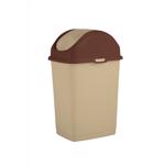Trash Can 19qt SwingTop BEIGE