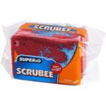 Sponge Non-Scratch 3pk Red SP