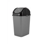 Trash Can 19qt SwingTop GREY