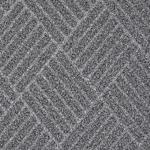 Doormat 18x30 Crosshatch Grey