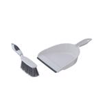 Dust Pan & Brush Set Grey SP