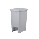 Slim Pedal Trash Can Soft Grey