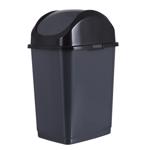 Trash Can 19q SwingTop GREY SP