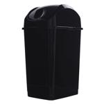 Trash Can 37qt Swing Black SP