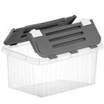 Storage Bin 35qt. Hinged Lid