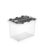Storage Bin 16qt. Hinged Lid