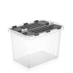 Storage Bin 26qt. Hinged Lid