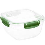 Food Container 1.5qt Squar Grn