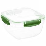 Food Container 2.5qt Squar Grn