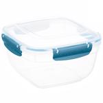 Food Container 2.5qt Squar Blu