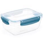 Food Container 1.5qt Rect Blue