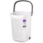 Hamper Roll & Go White Superio