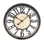 Wall Clock 12" Open Arabic