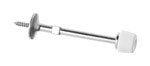 Door Stop Rigid 3" Nickel 1pk.