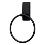 Towel Ring Satin Black Command