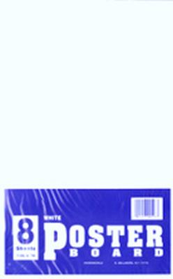 Poster Board White 7 x 11 8pk