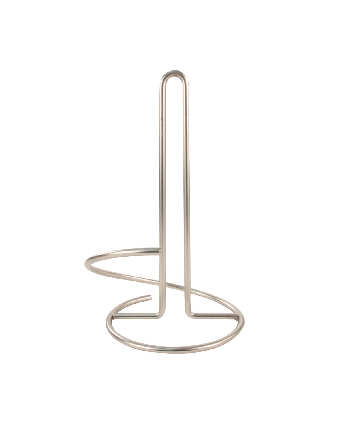 Paper Towel Stand Satin Nickel