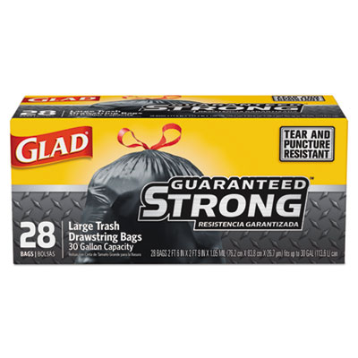Glad Trash Drawstring 28ct.