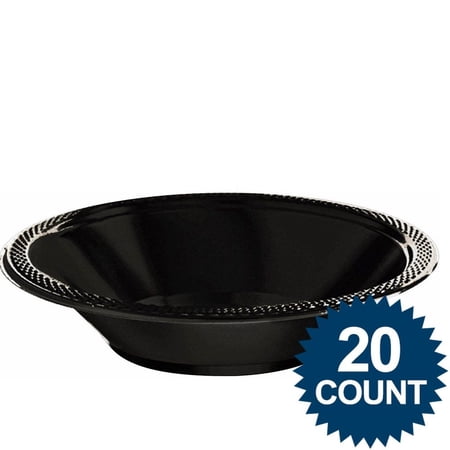 12oz. Plastic Bowl Black Velvt
