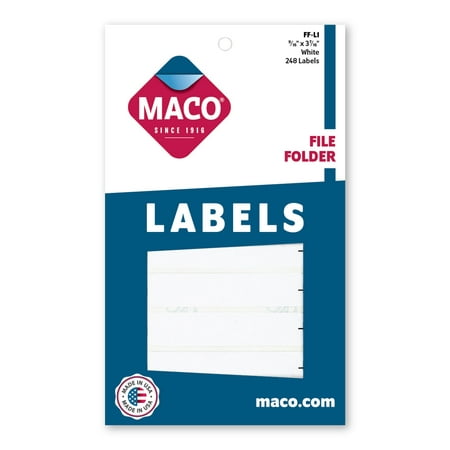 Label File Folder White 248/Bx
