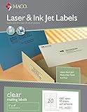 Label 20/Sh x 50 1x4 CLEAR