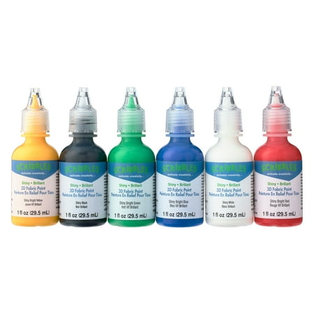 Fabric Paint 6x1oz - Shiny