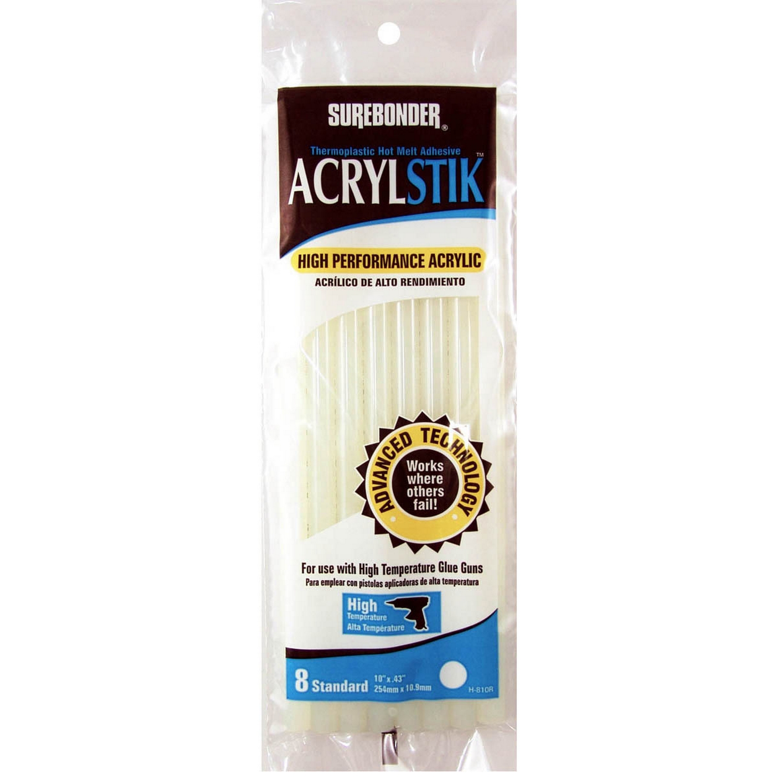 Glue Stick .43"x10" 8ct All-Pu