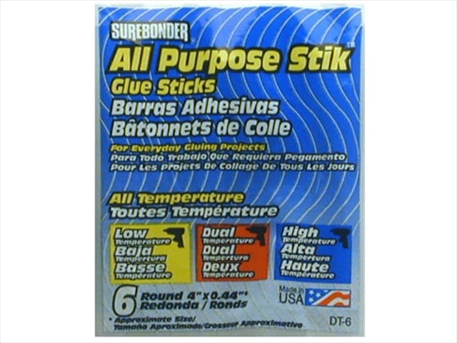 Glue Stick .43"x4" 6ct All-Pur