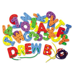 Letters & Lacing Numbers 36ct.