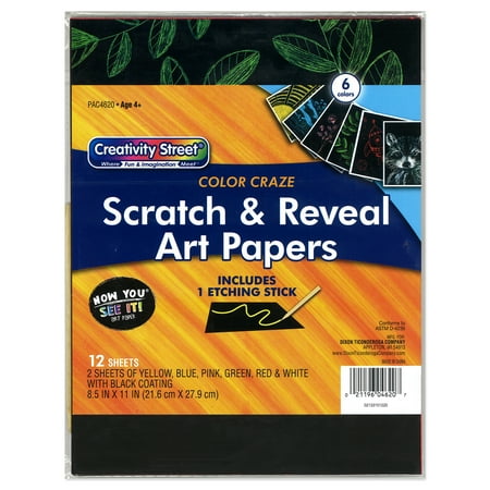 Scratch Art Color Craze 12ct.