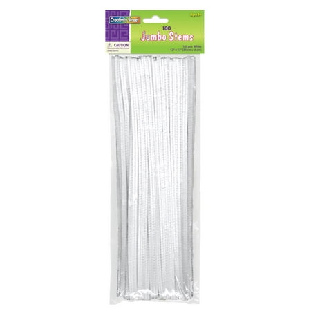 Chenille Stems 100pk White 6mm