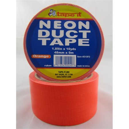 Duct Tape Neon Orange 2" x 10y