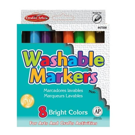 Markers Washable Broad Tip 8ct