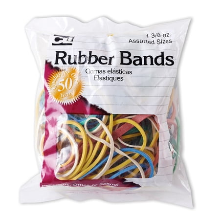 Rubber Band Astd Color 1.3oz