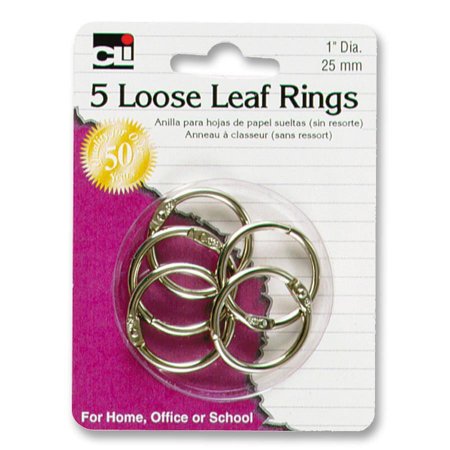 Book Rings 1" - 5pk.