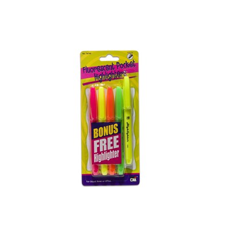 Highlighters 4+1 Pocket Style