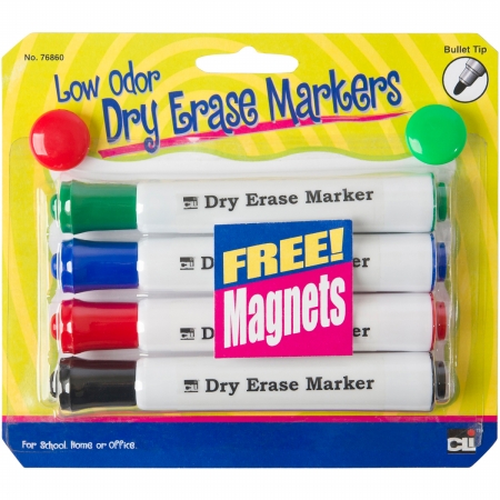 Dry Erase Markers 4pk CLI