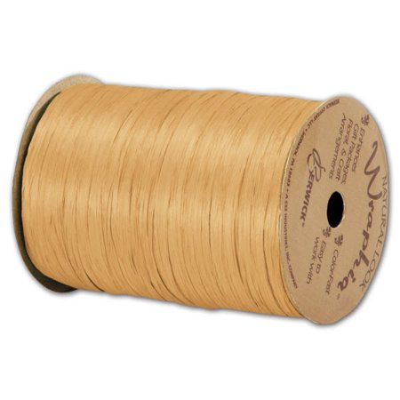 Raffia ¼"x100yd Gold Matte