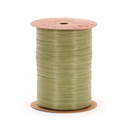 Raffia ¼"x100yd Olive Green