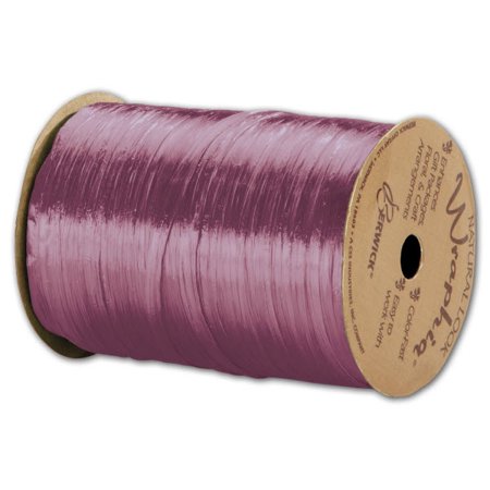 Raffia ¼"x100yd Pearl Grape